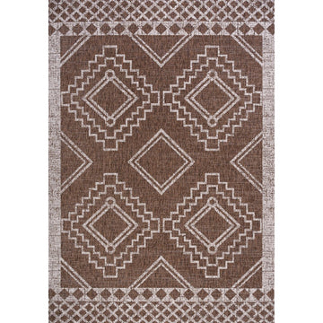 Marokko Diamond Tribal Medallion Indoor/outdoor Area Rug